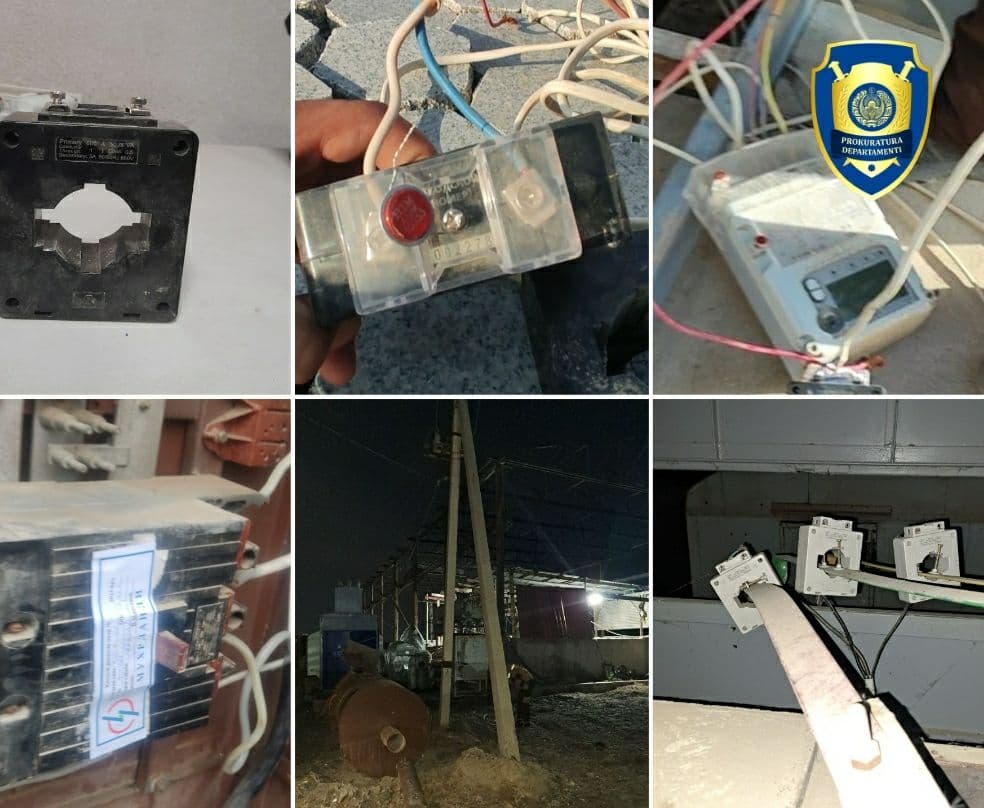 5 ta hududda qariyb 1,7 mlrd so‘mlik elektr energiyasi o‘g‘irlangani fosh etildi