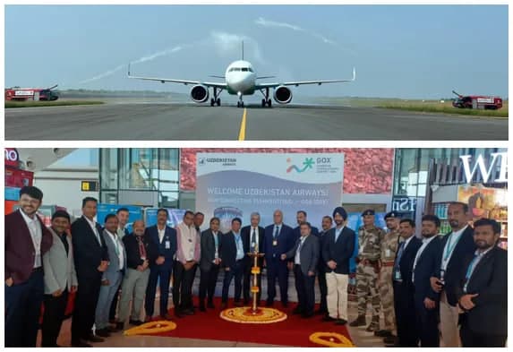 O‘zbekiston aviakompaniyasi Goaga to‘g‘ridan to‘g‘ri parvozlarni yo‘lga qo‘ydi