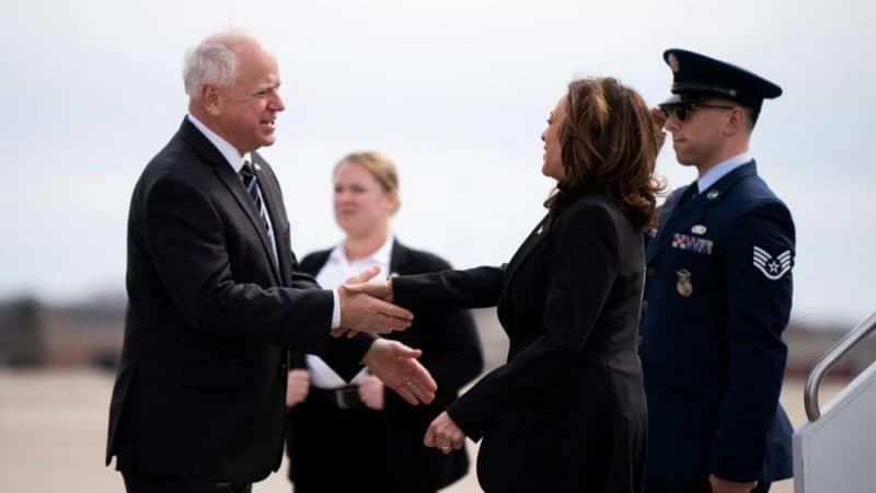 Kamala Harris prezidentlik kampaniyasidagi sherigini tanladi