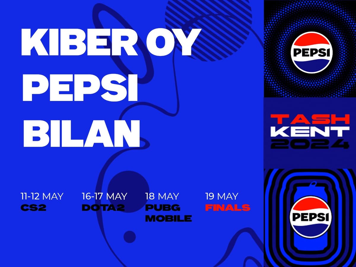 Pepsi bilan kibersport oyligi!
