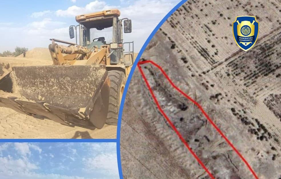 Fermer xo‘jaligi 382 mln so‘mlik qum-shag‘al aralashmasini qazib olgani aniqlandi