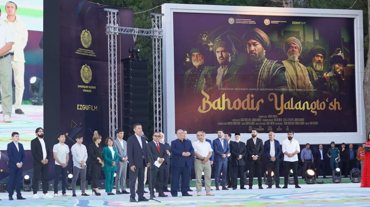 Samarqandda “Bahodir Yalangto‘sh” filmining premerasi bo‘lib o‘tdi
