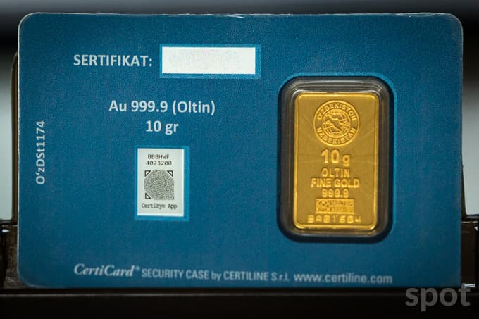 Uzbekistan's Central Bank updates gold bar prices as sales of commemorative coins end