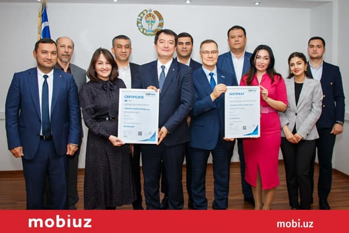 Mobiuz ISO sertifikatsiyasidan muvaffaqiyatli o‘tdi