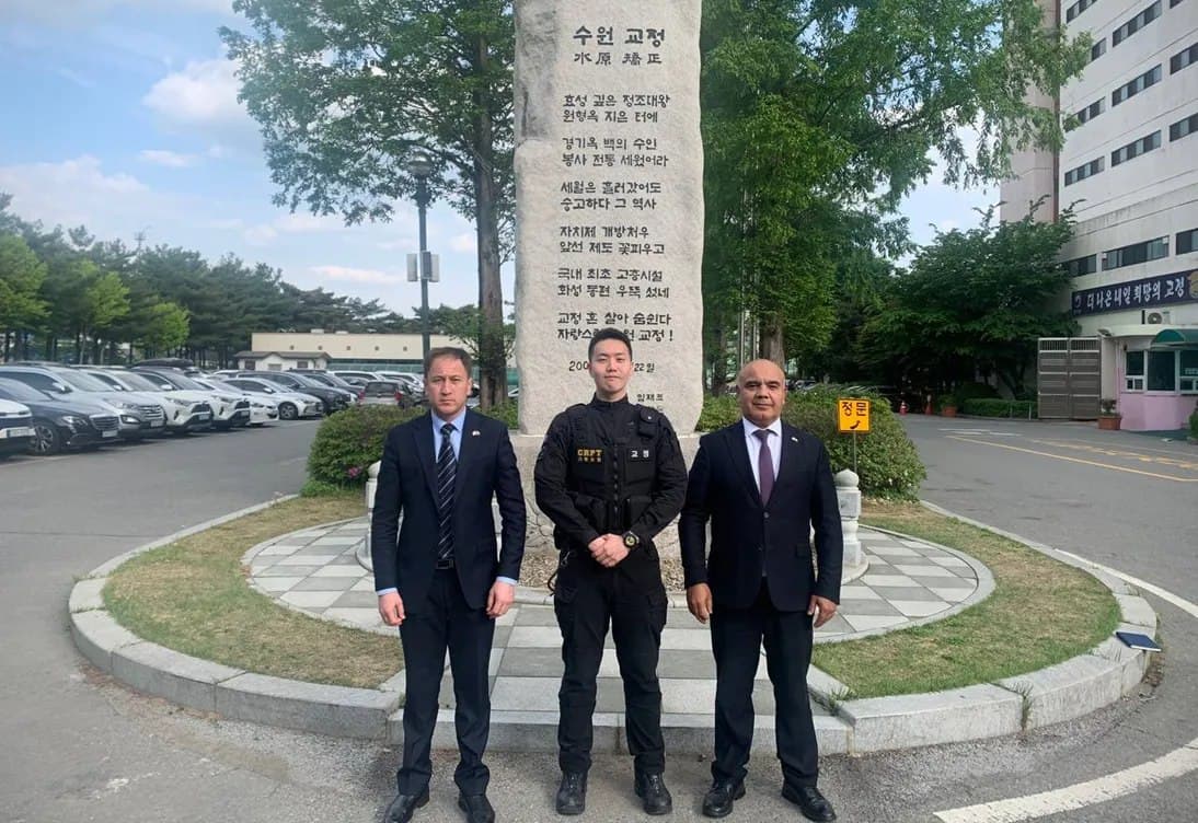Uzbek diplomat discuss conditions of detained compatriots in a penal institution in South Korean city of Suwon