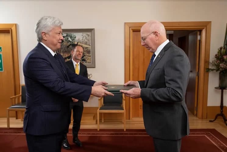 Uzbekistan's ambassador to Singapore and Australia concludes his diplomatic mission