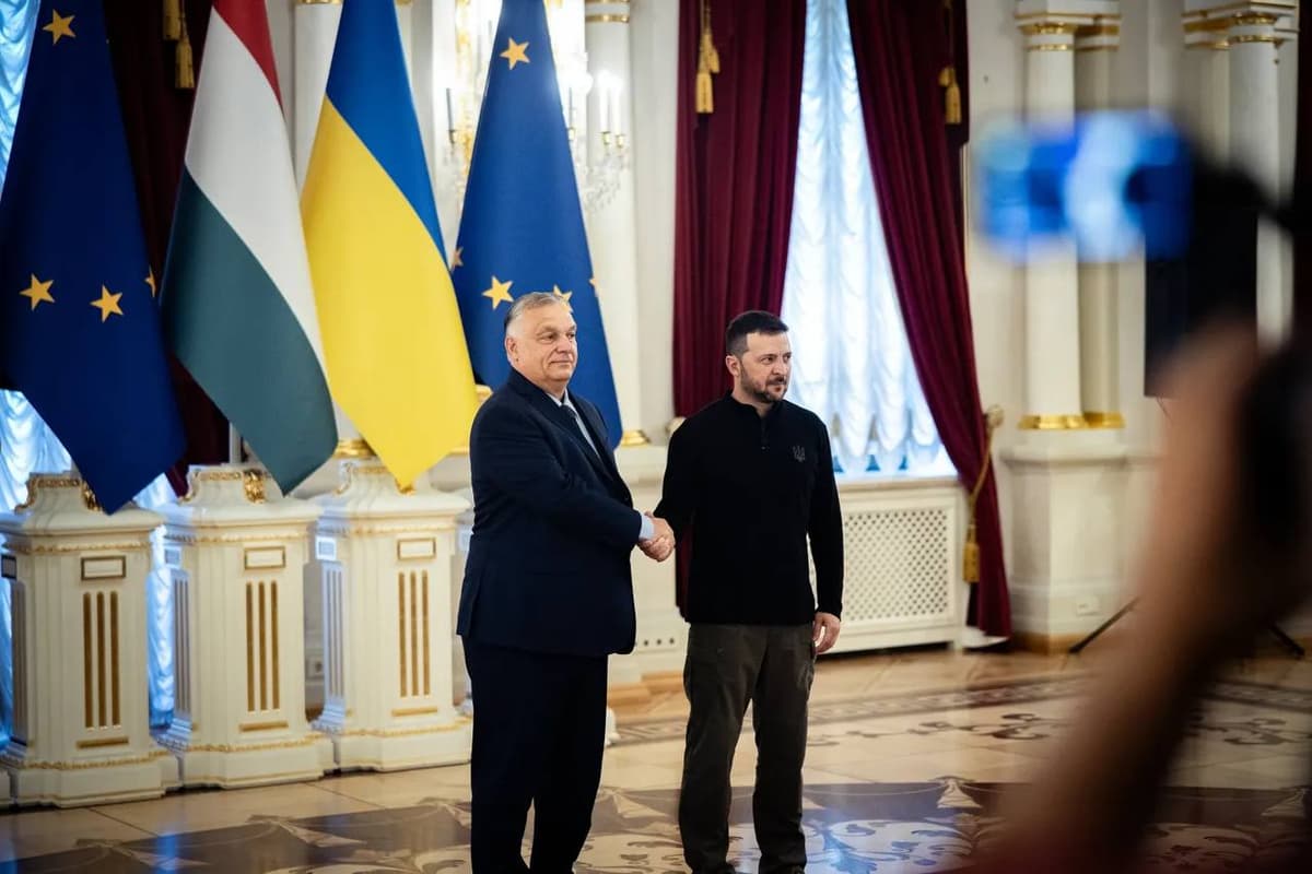 Orban Kiyevga keldi. Bu uning urush boshidan buyon ilk tashrifi