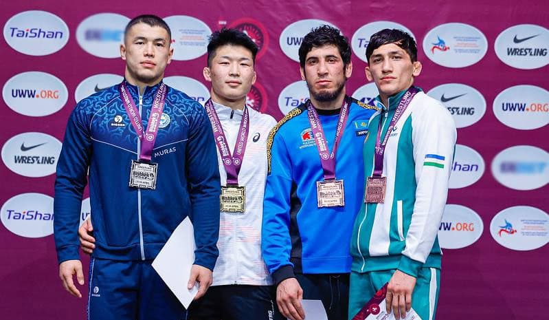 Сборная Узбекистана по спортивной борьбе завершила Чемпионат Азии с 7 медалями