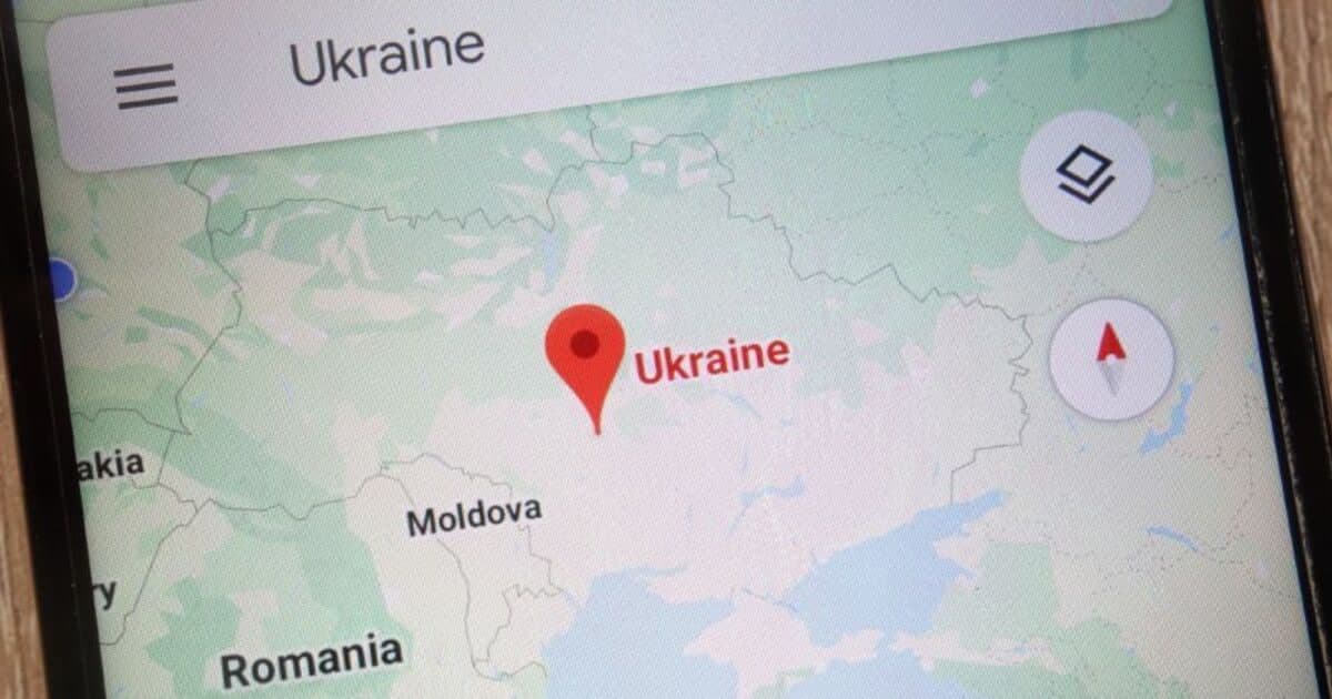 Google тасодифан Украинадаги ҳарбий объектларнинг хариталарини ошкор қилди
