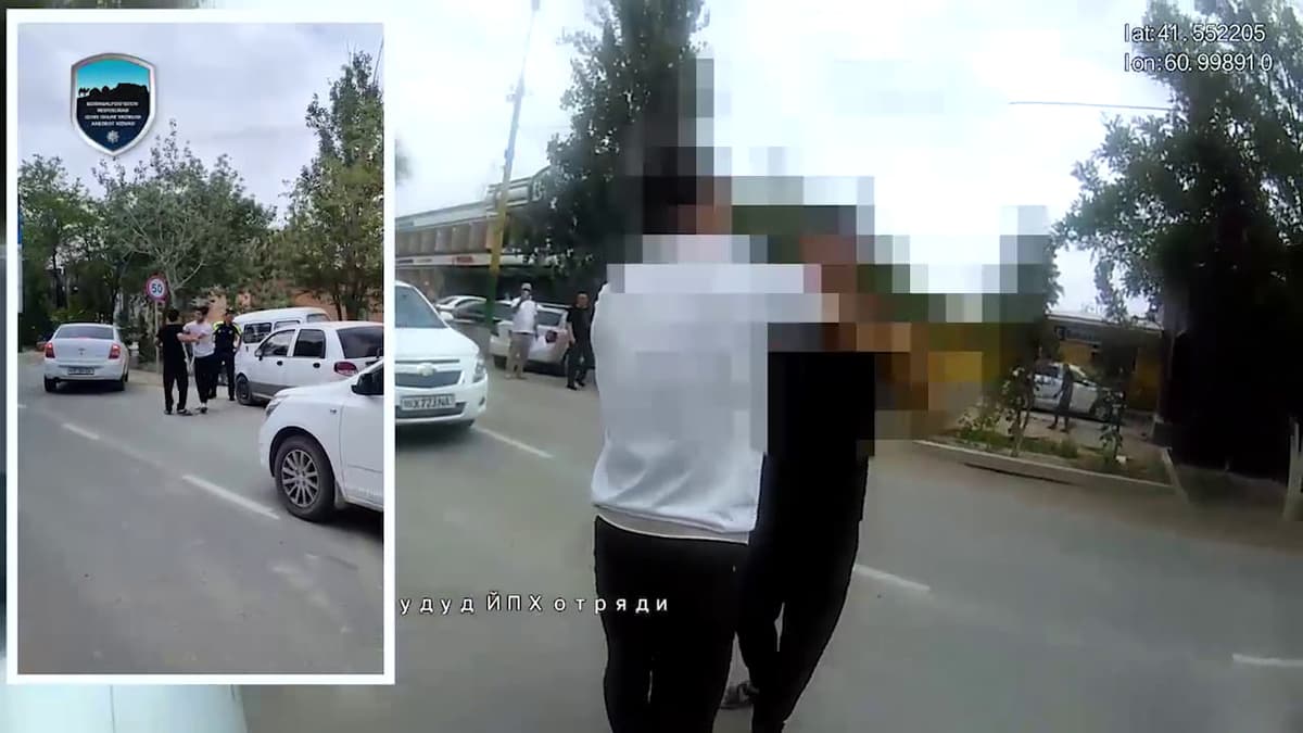 Driver detained for assaulting traffic policeman in Karakalpakstan