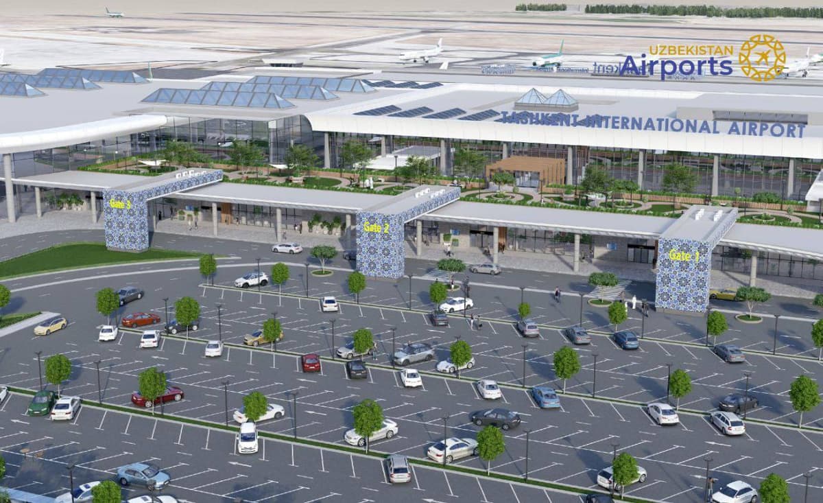 Toshkent aeroporti rekonstruksiyadan so‘ng qanday ko‘rinishda bo‘ladi? Foto va video