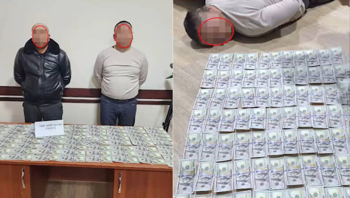 SSS officers detain citizens trying to circulate 530 thousand counterfeit dollar banknotes (video)