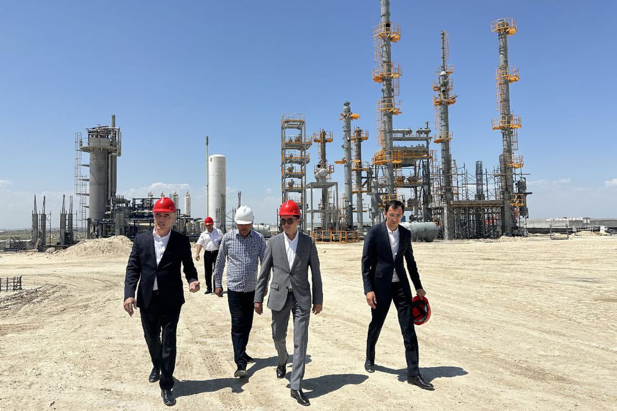 Major petrochemical project in Bukhara region nearing completion