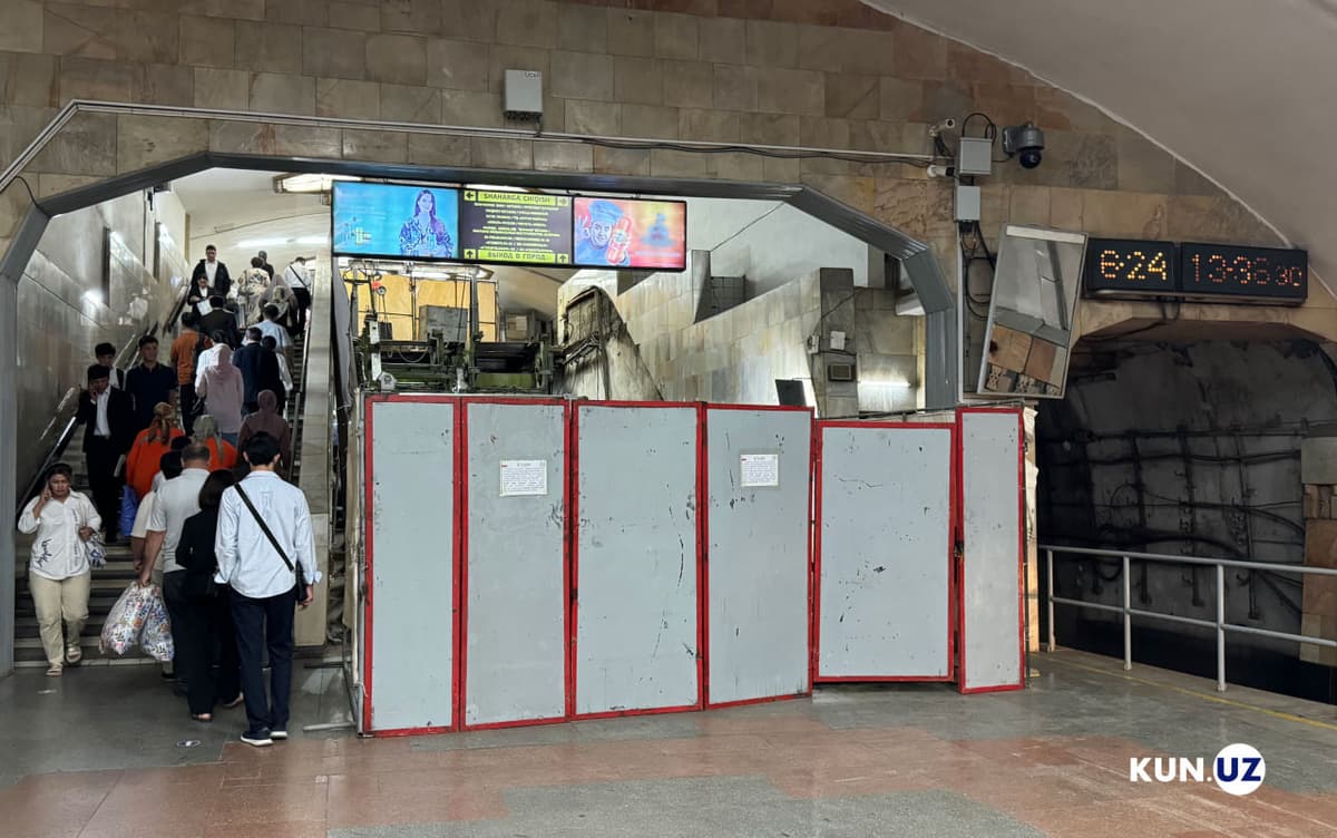 Toshkent metropoliteni donasi 100 ming dollarga teng eskalatorlar o‘rnatyapti. Bu qimmat emasmi?