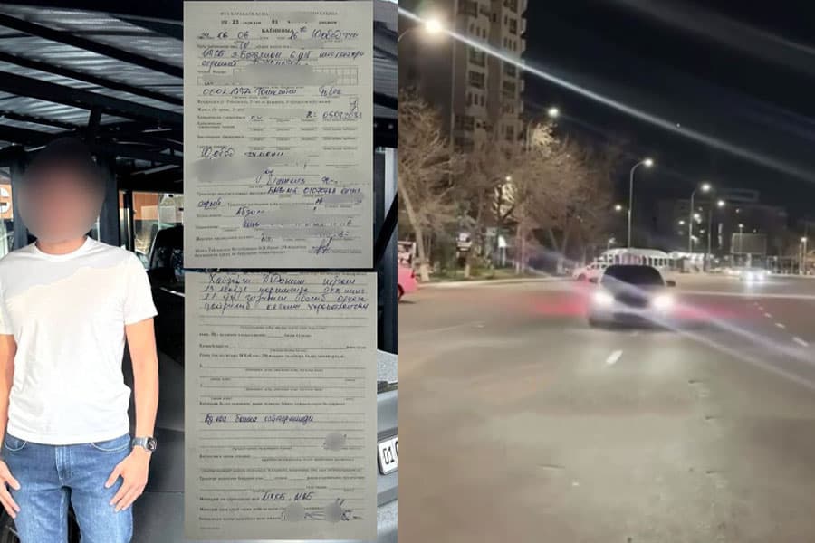 Toshkentda BMW’da drift qilgan haydovchiga chora ko‘rildi