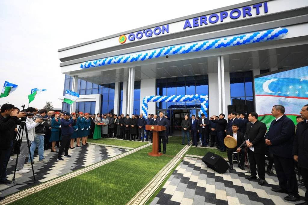 Qo‘qon aeroporti foydalanishga topshirildi 
