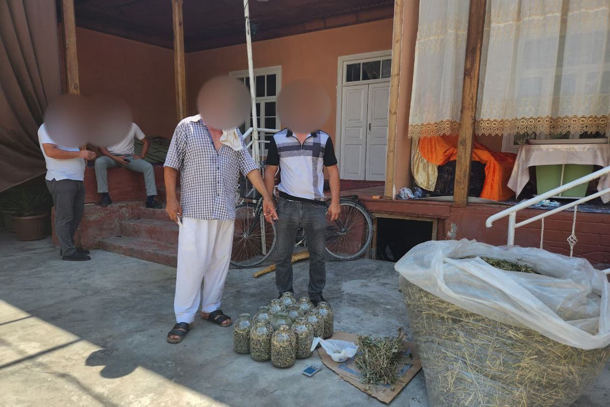 Resident of Margilan detained for storing 37 kg of drugs in his house