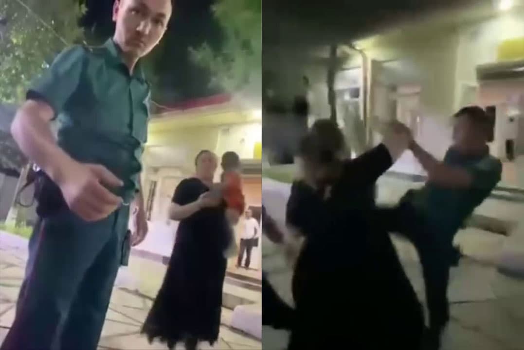 Самарқандда ҳомиладор аёлга қўл кўтарган ИИБ ходими ишдан бўшатилди