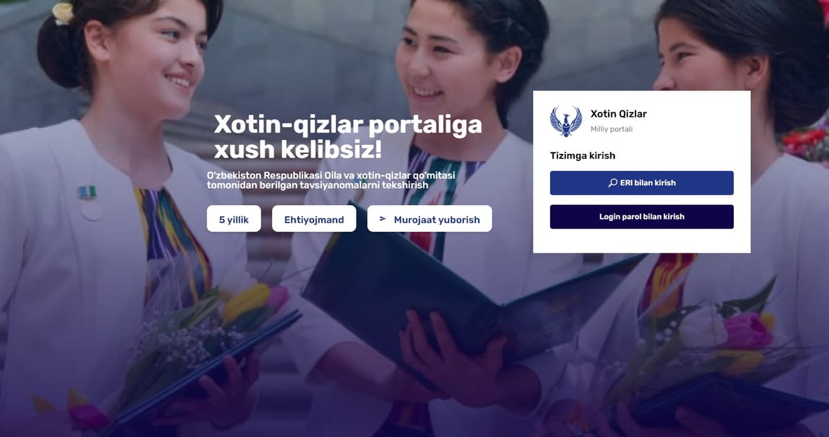Xotin-qizlar.uz платформаси доирасида муаммоларни ўрганиш модули ишга туширилади