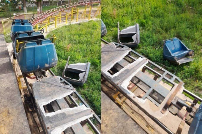 Four people injured while falling from an attraction in Surkhandarya