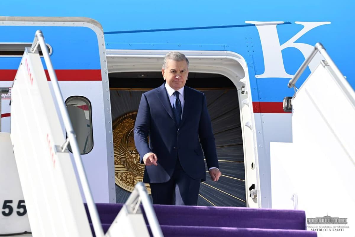 President Shavkat Mirziyoyev arrives in Riyadh for Arab-Islamic summit