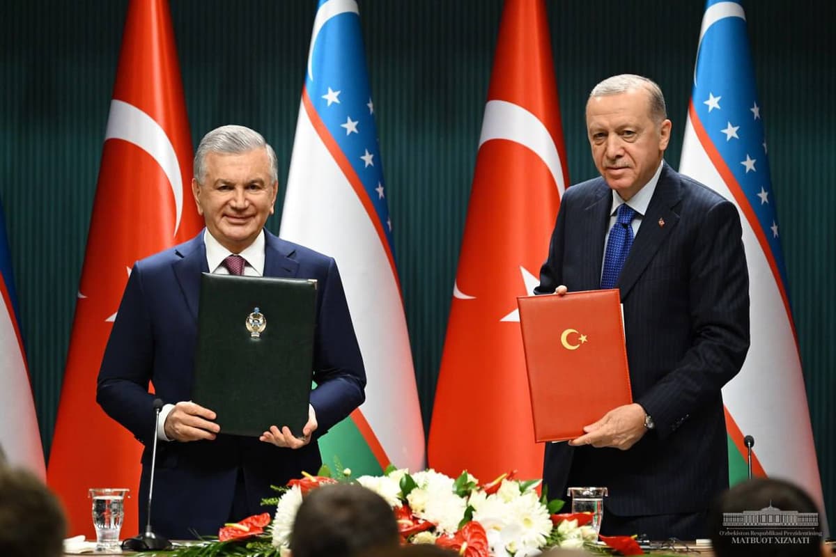 20 documents inked following Mirziyoyev’s visit to Turkey