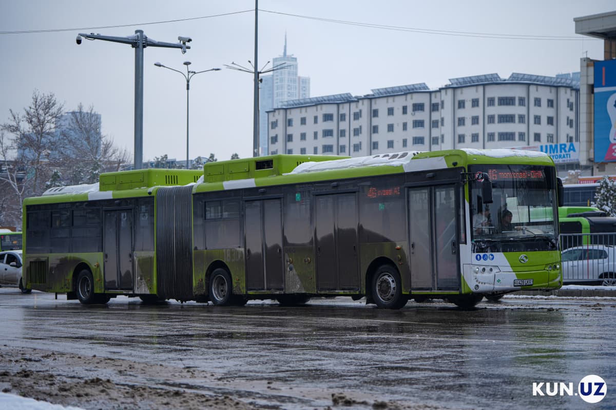 Toshkent jamoat transportida bir kunda tashilgan yo‘lovchilar soni ma’lum bo‘ldi