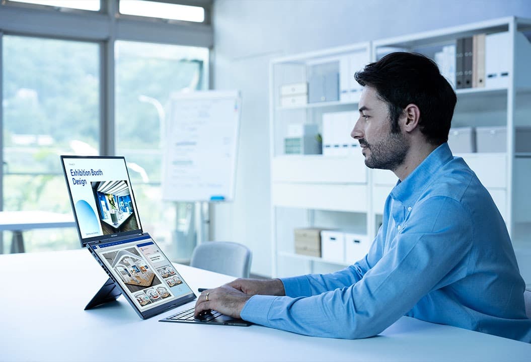 Zenbook Duo 2024 yilda ultrabuklarning barcha imkoniyatlari samaradorligini ikki baravar yuqoriga chiqarishni taklif qiladi