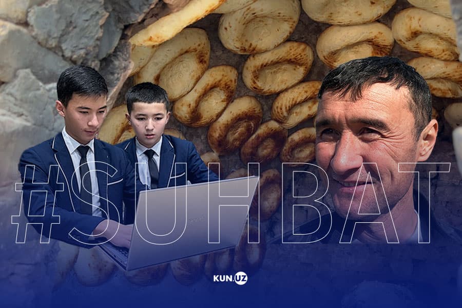 “O‘g‘illarimdan umidim katta”: Ikki farzandi prezident maktabida o‘qiyotgan novvoy