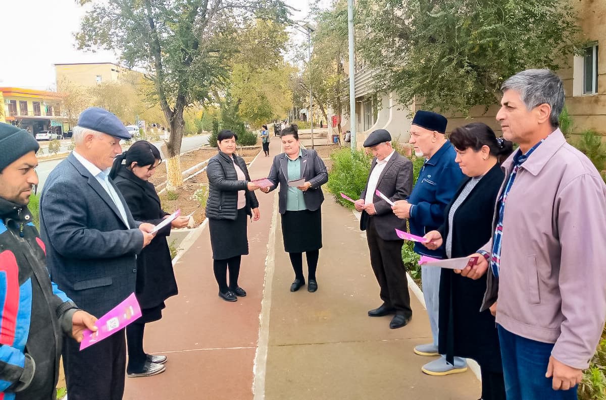 XDP o‘z saylovoldi tashviqotini uyma-uy davom ettiryapti
