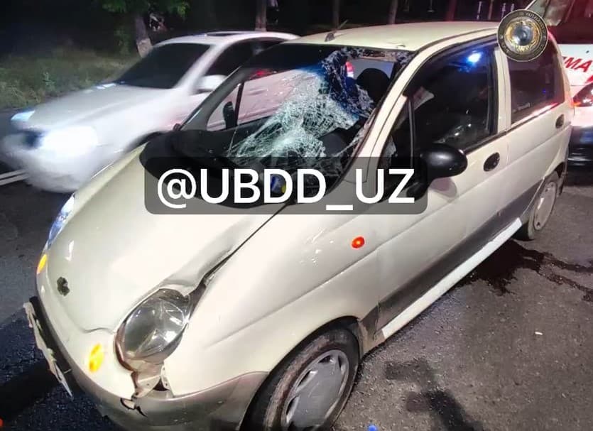 Matiz hits a pedestrian to death in Tashkent