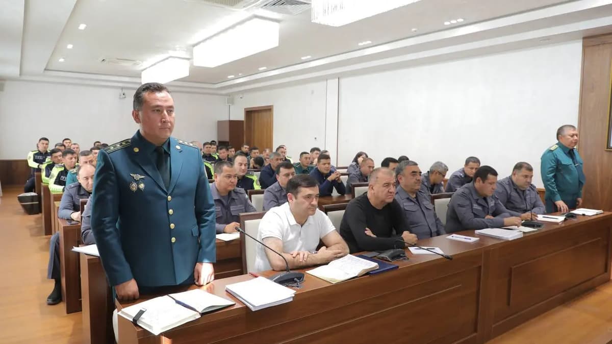 В Управлении безопасности дорожного движения ГУВД Ташкентской области назначен новый начальник