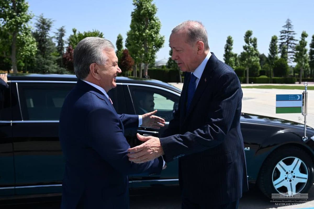 Official welcoming ceremony for Uzbekistan’s president takes place in Ankara (photos)