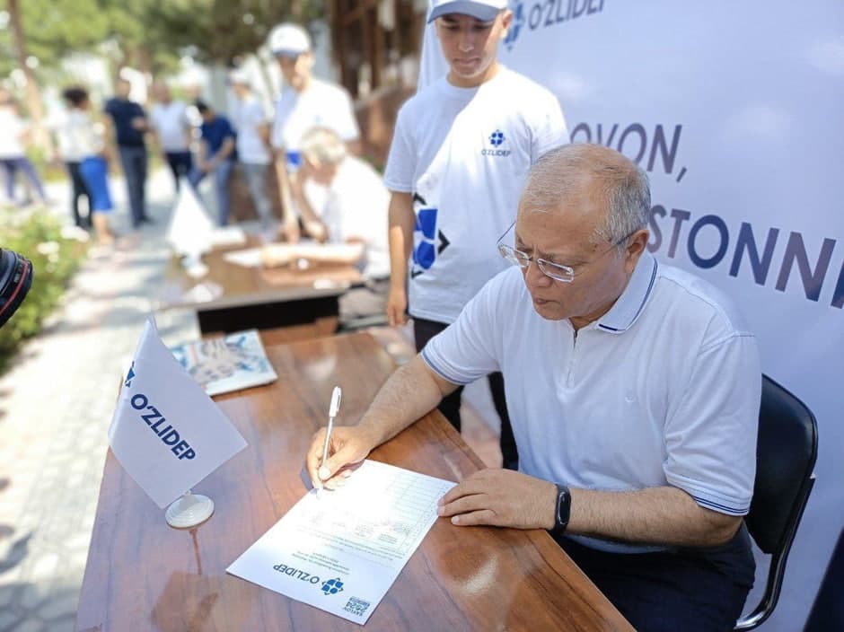 Siyosiy partiyalar imzo yig‘ib bo‘ldi  