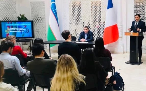 French students get acquainted with modern development of Uzbekistan