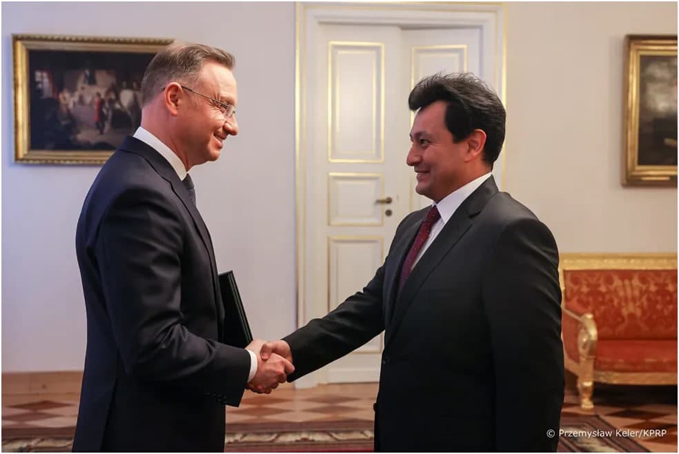 O‘zbekistonning Polshadagi yangi elchisi ish boshladi