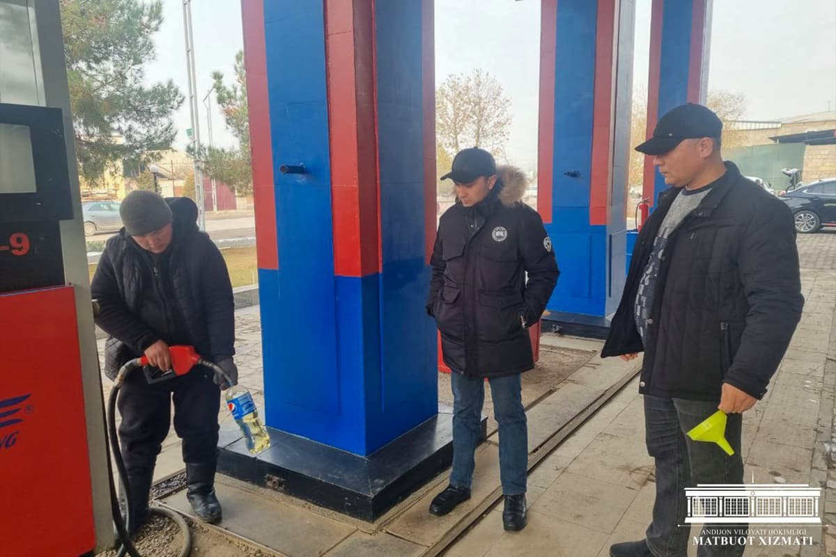 Petrol stations selling low-quality petroleum products discovered in Andijan