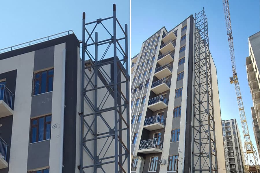 Navoiyda “dom”ga o‘rnatilayotgan shaxsiy lift buzib tashlanadigan bo‘ldi