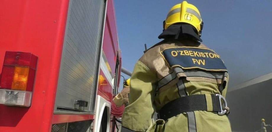 В Мирабадском районе Ташкента сгорело кафе