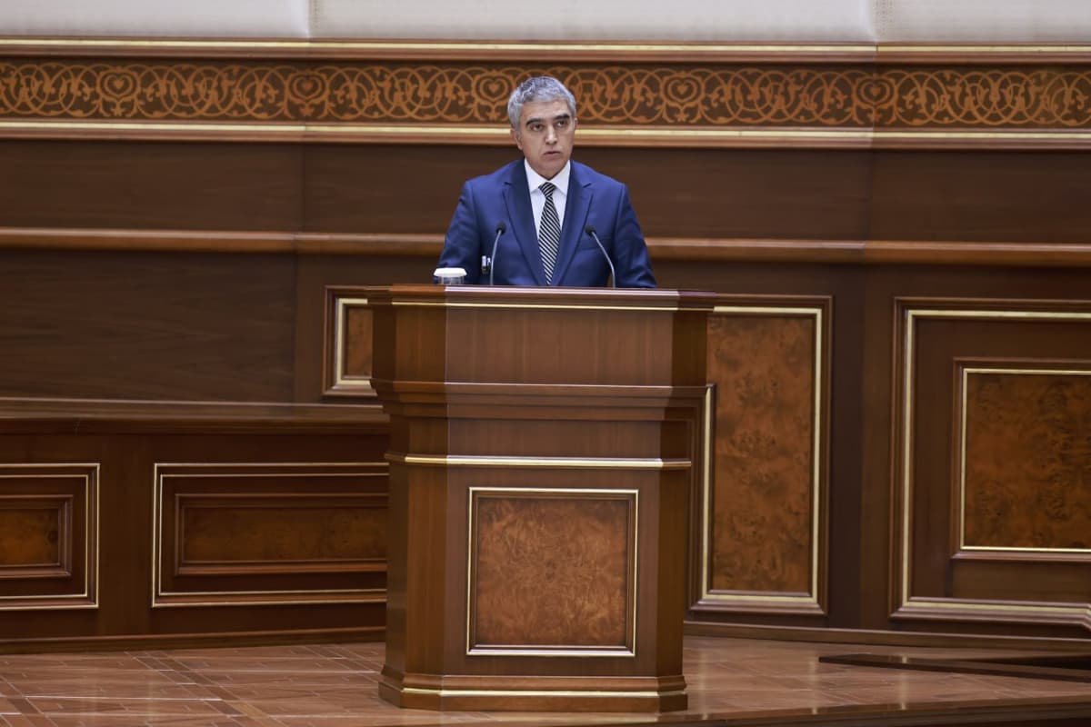 Minister of Water Resources gives a report on water saving in Uzbekistan