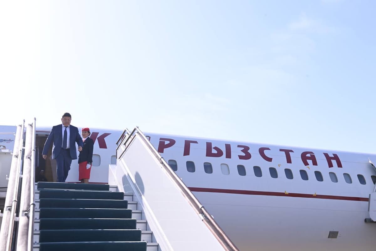 Qirg‘iziston vazirlar mahkamasi raisi Aqilbek Japarov Toshkentga keldi