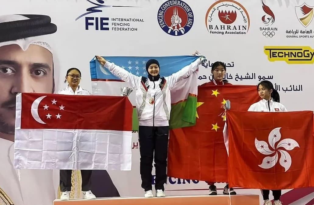 Наргиза Джаксибаева завоевала золото на Чемпионата Азии по сабле