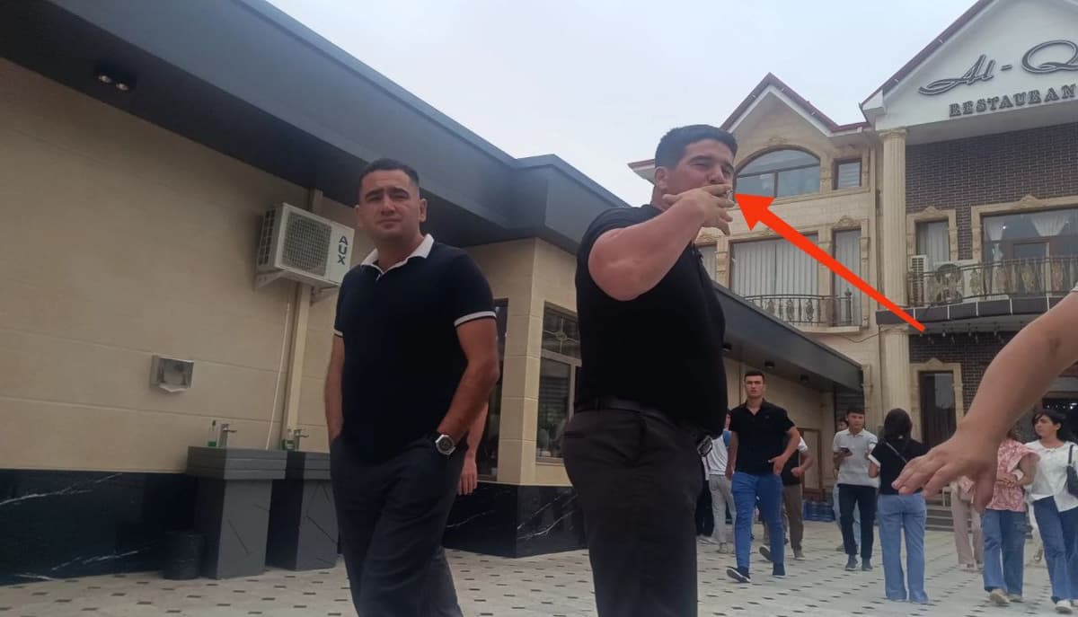 В ресторане Термеза офицер подрался с гражданским. Сообщается, что военный был пьян