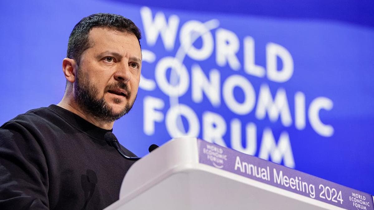 Zelenskiy Davosda g‘arbni Rossiyaga qarshi birlashishga chaqirdi