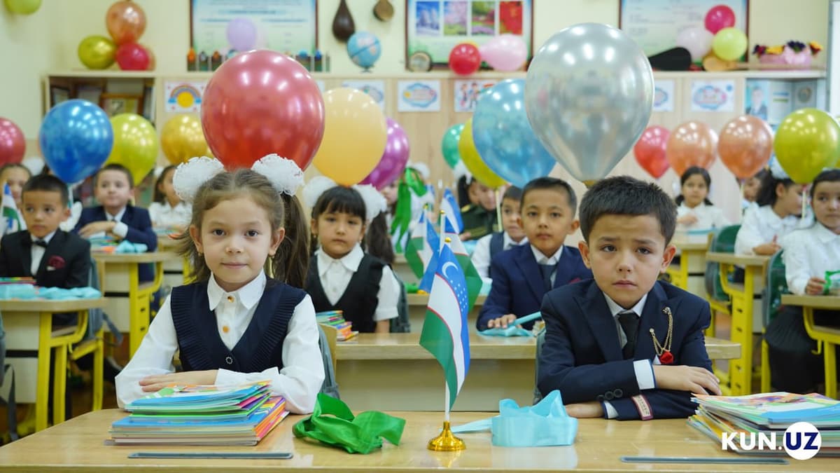 Nearly 700 thousand first-graders start attending schools in Uzbekistan this year