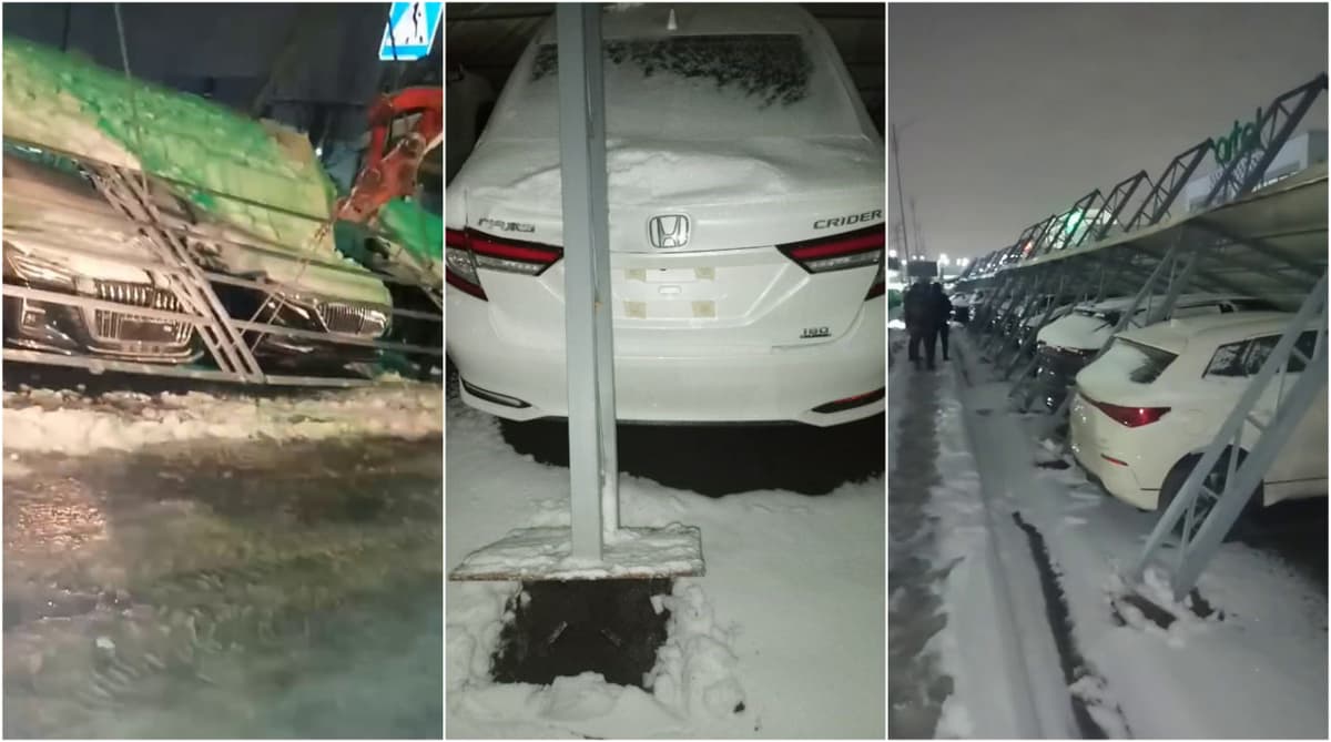 Tashkent Index'da avtoturargohlarning tom qismi mashinalar ustiga qulagani aytilmoqda