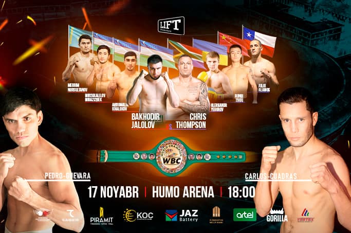 Жаҳон бокс юлдузлари Ўзбекистон пойтахтида WBC йўналиши бўйича жаҳон чемпиони унвони учун рингга кўтарилади