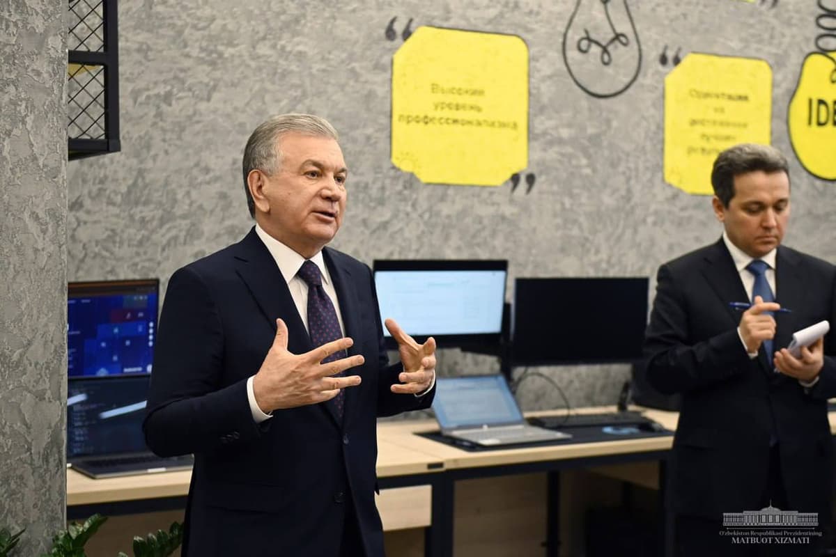 Президент посетил Министерство цифровых технологий