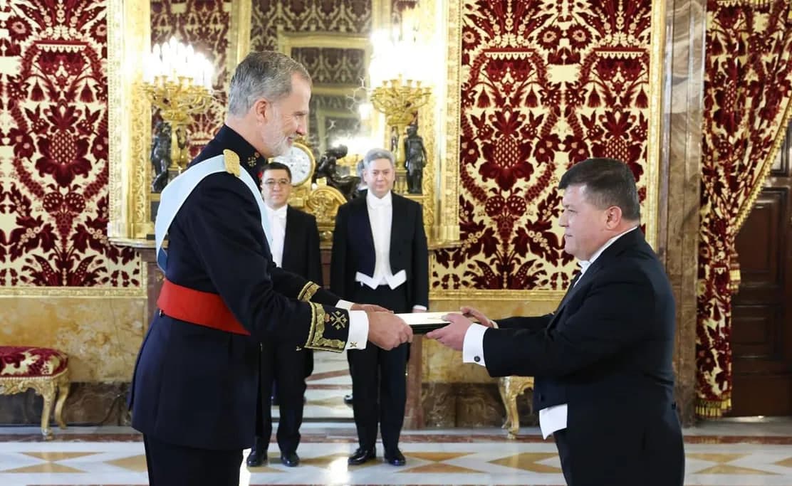 Uzbekistan’s new ambassador presents his credentials to the King of Spain