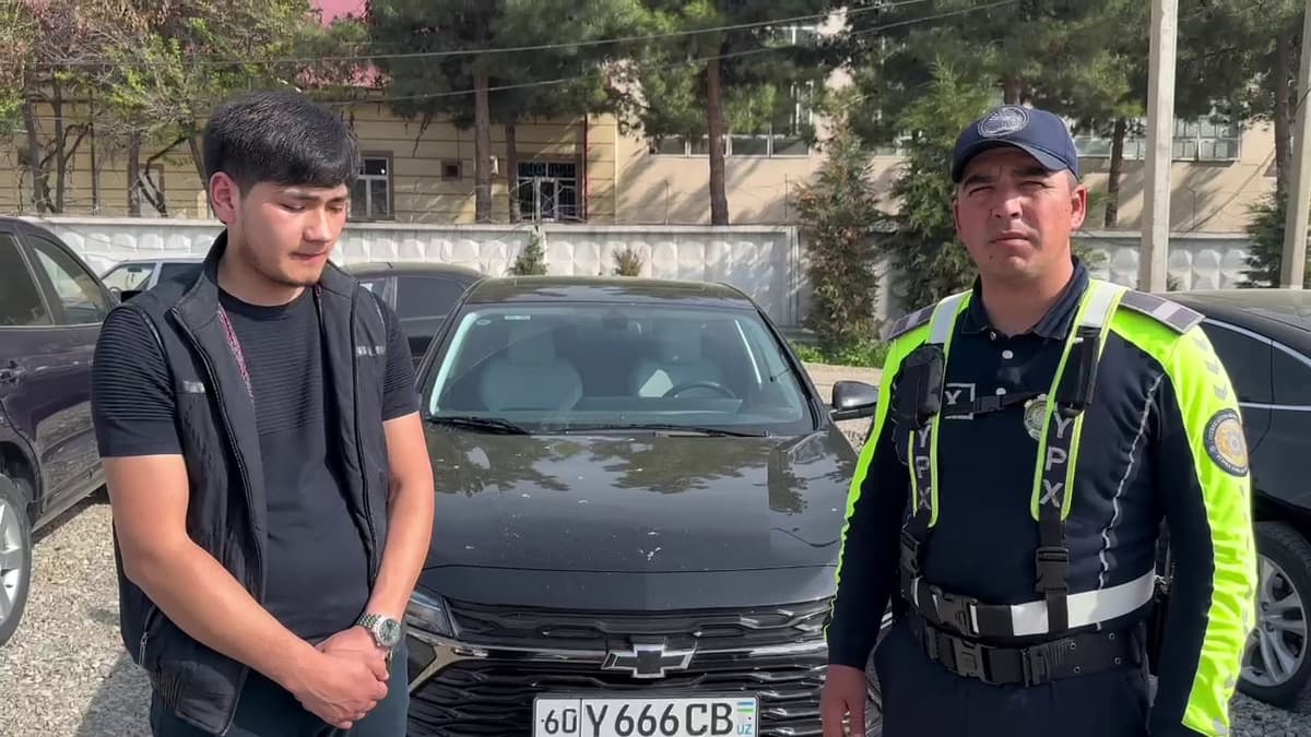 Andijonda qoidabuzarlik sodir etib, YPX inspektoriga bo‘ysunmasdan ketib qolgan haydovchiga chora ko‘rildi